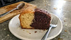 Ciambellone integrale bicolore: soffice, profumato e perfetto da inzuppare