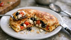 Pancake salato con feta in tostiera: la ricetta veloce per un pranzo sfizioso