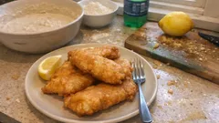 Baccalà fritto in pastella: croccante e leggero grazie all’acqua frizzante fredda
