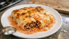 Cannelloni furbi al forno con salsa rosé: cremosi, gratinati e pronti senza stress